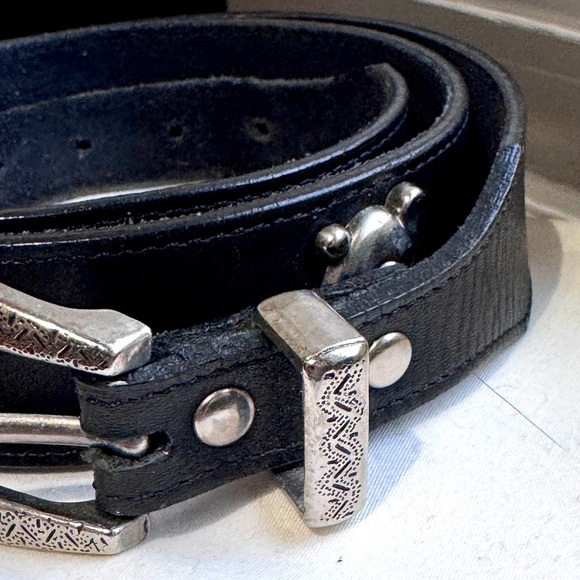 Disney Black Belt with Silver Buckle - Picture 3 of 15